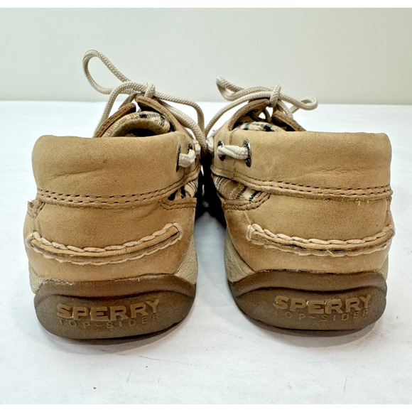Sperry Classic Boat Shoe Top Siders Women Size 7 Leather Plaid Details 975434280 - Picture 5 of 10